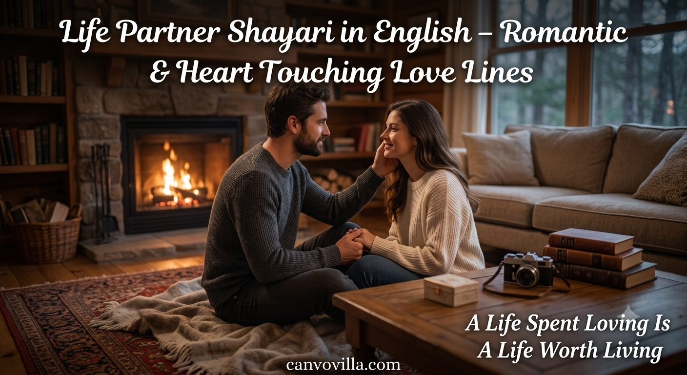120+ Life Partner Shayari in English – Romantic & Heart Touching Love Lines