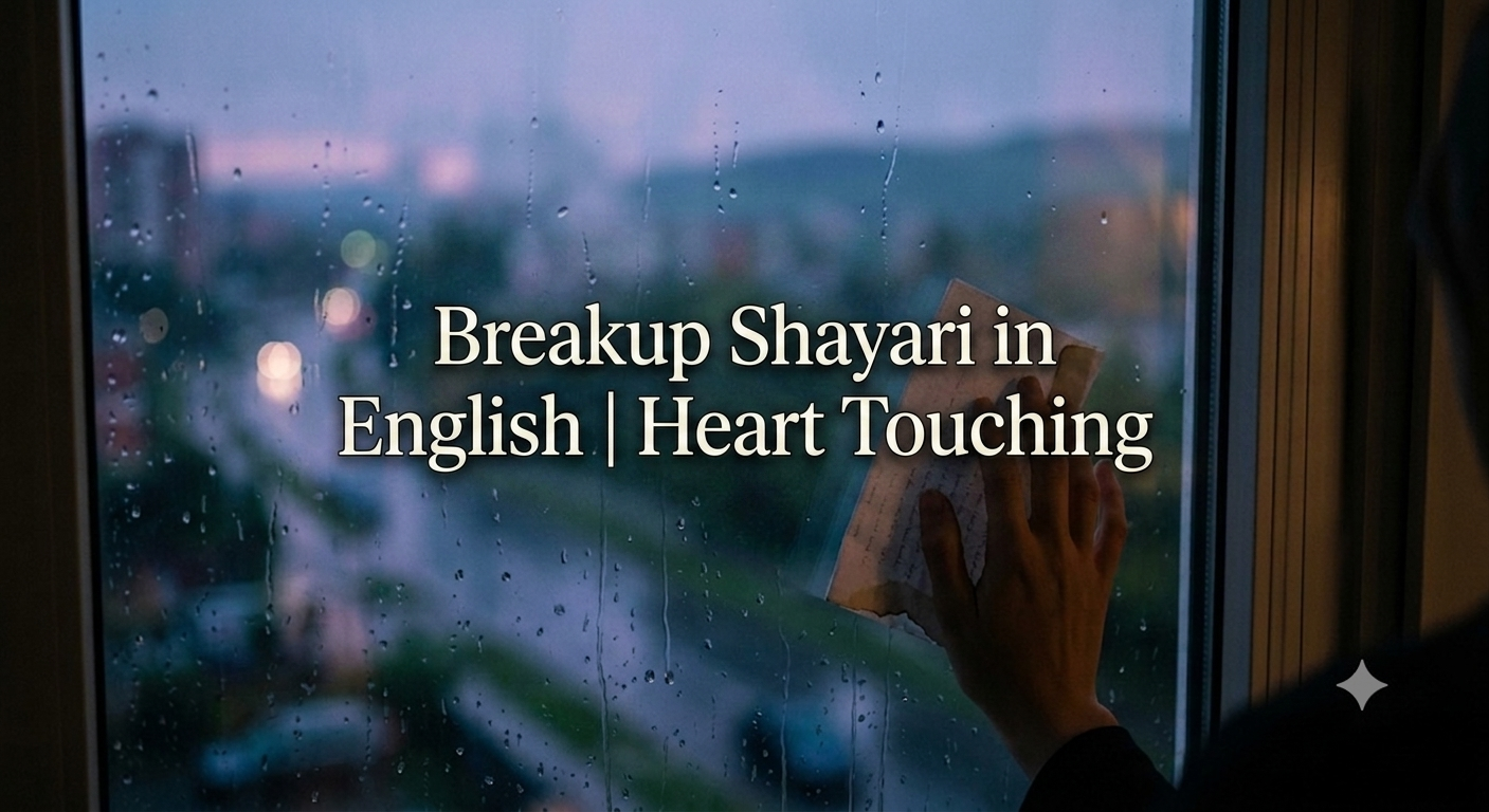 Breakup Shayari in English | Heart Touching Emotional Lines