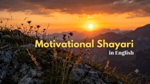 150+ Motivational Shayari in English | Inspiring & Powerful Quotes