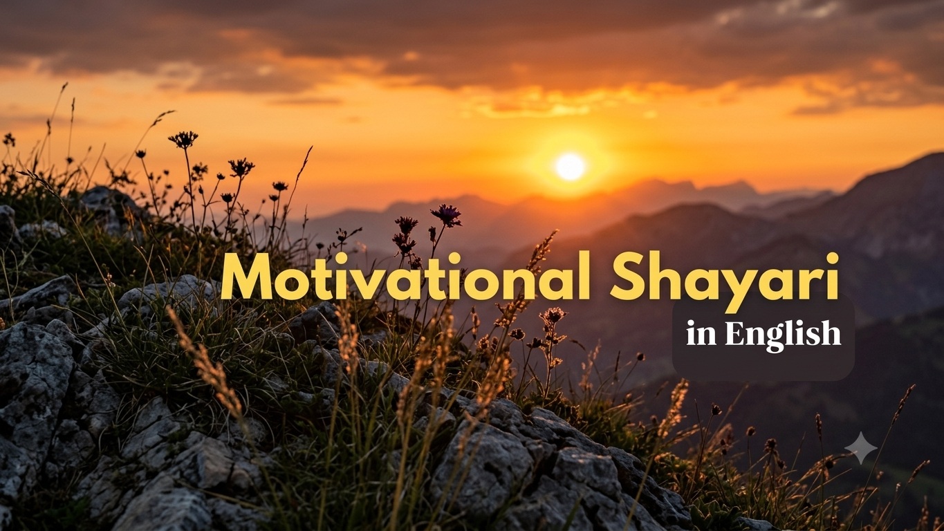 150+ Motivational Shayari in English | Inspiring & Powerful Quotes