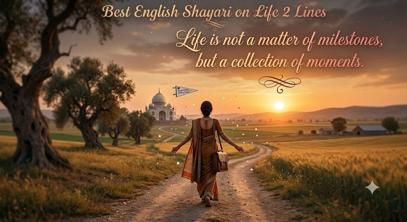 250+ Best English Shayari on Life 2 Lines – Deep & Heartfelt Quotes (2026) 🌿