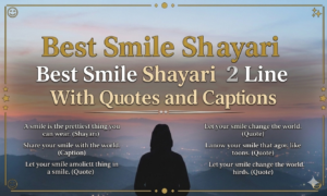 130+ Best Smile Shayari 2 Line English With Quotes and Captions