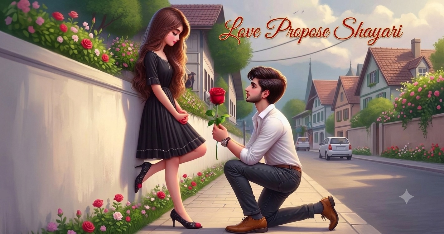 100+ Love Propose Shayari to Express Your Feelings in a Romantic Way