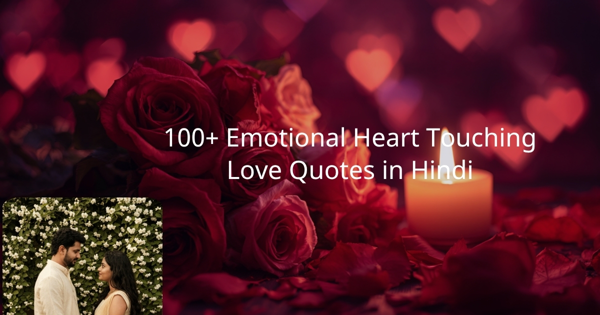 Emotional Heart Touching Love Quotes in Hindi