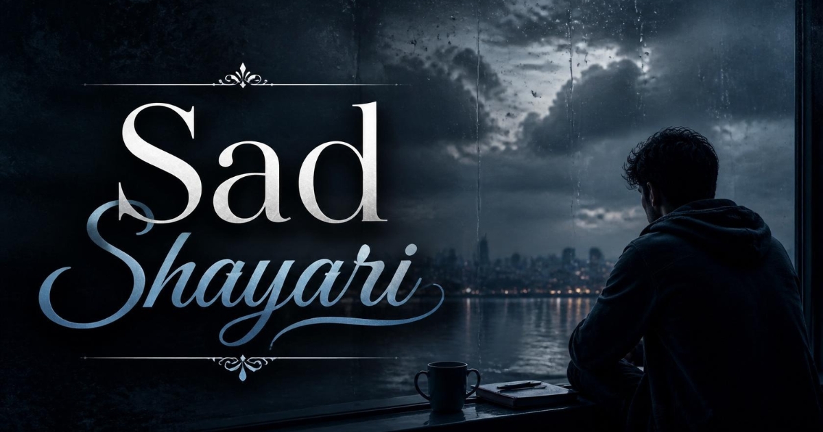 150+ Best Sad Shayari in English & Hindi for Broken Hearts 