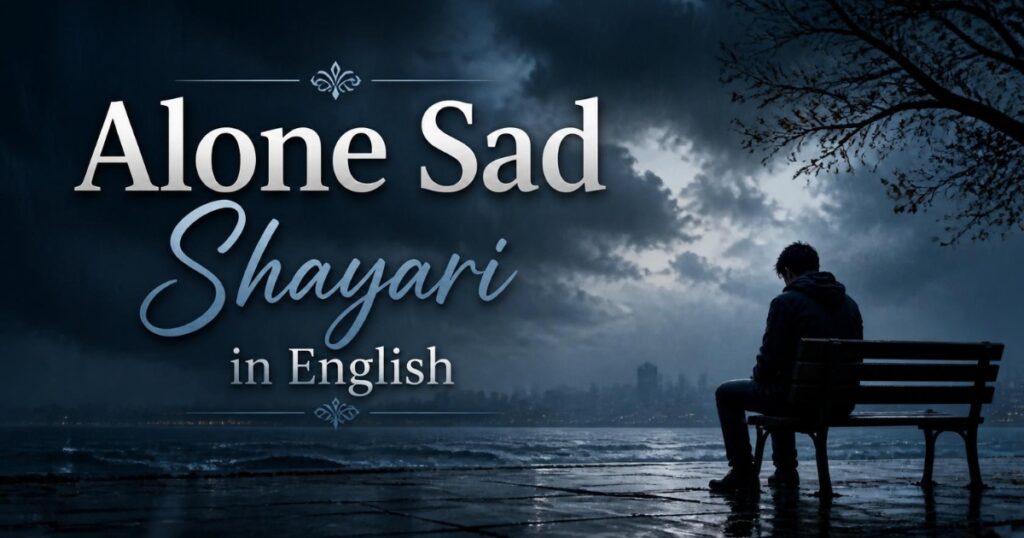 Alone Sad Shayari in English