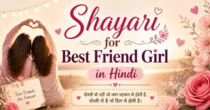200+ Shayari for Best Friend Girl in Hindi | दिल छू लेने वाली दोस्ती शायरी