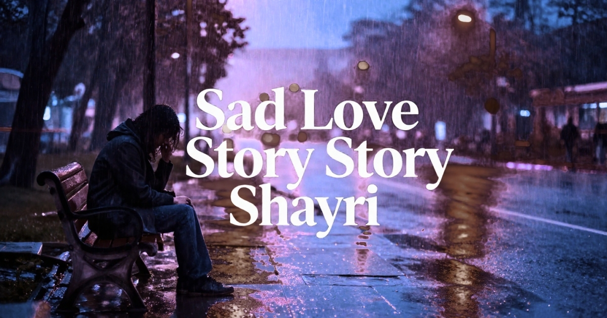 Sad Love Story Shayari in Hindi