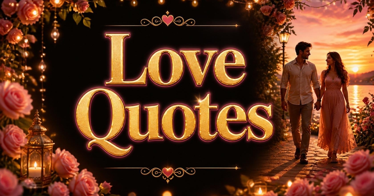 250+ Best Love Quotes | Romantic & Heart-Touching