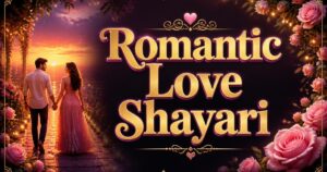 150+ Best Romantic Love Shayari in Hindi | दिल छू लेने वाली रोमांटिक शायरी