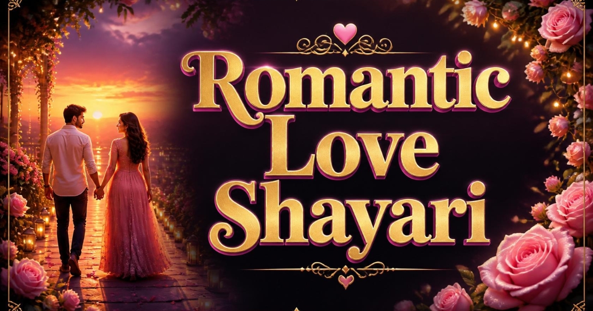 150+ Best Romantic Love Shayari in Hindi | दिल छू लेने वाली रोमांटिक शायरी