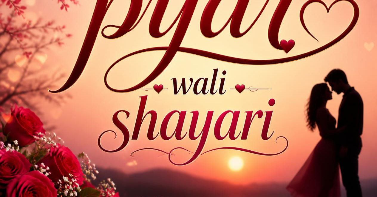Pyar Wali Shayari: दिल के जज्बातों को शब्दों में बयां करने का खूबसूरत अंदाज़
