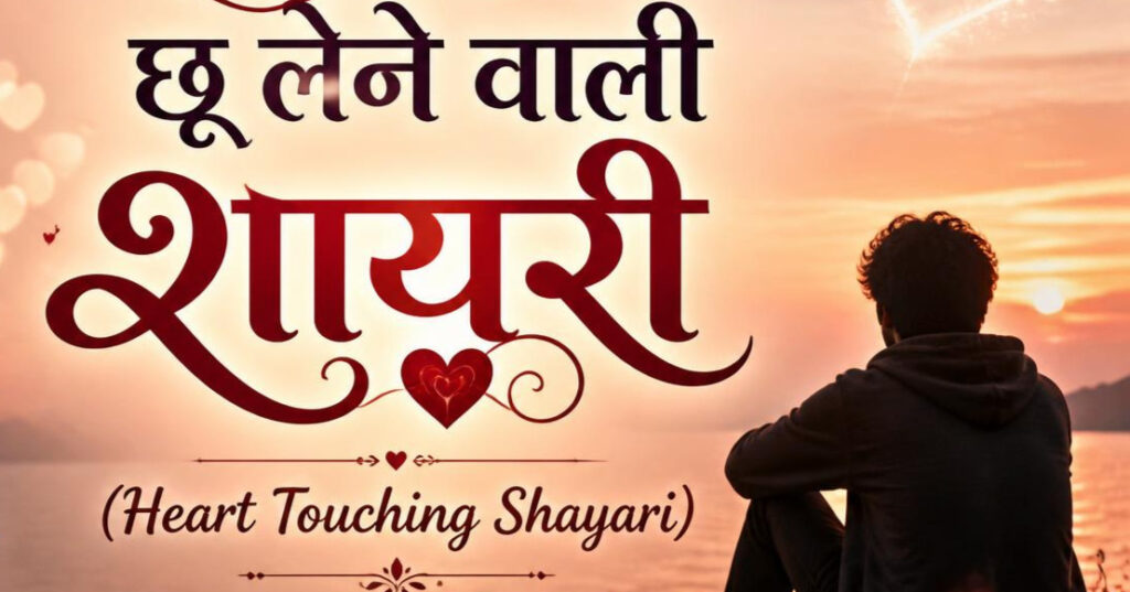 दिल को छू लेने वाली शायरी (Heart Touching Shayari)