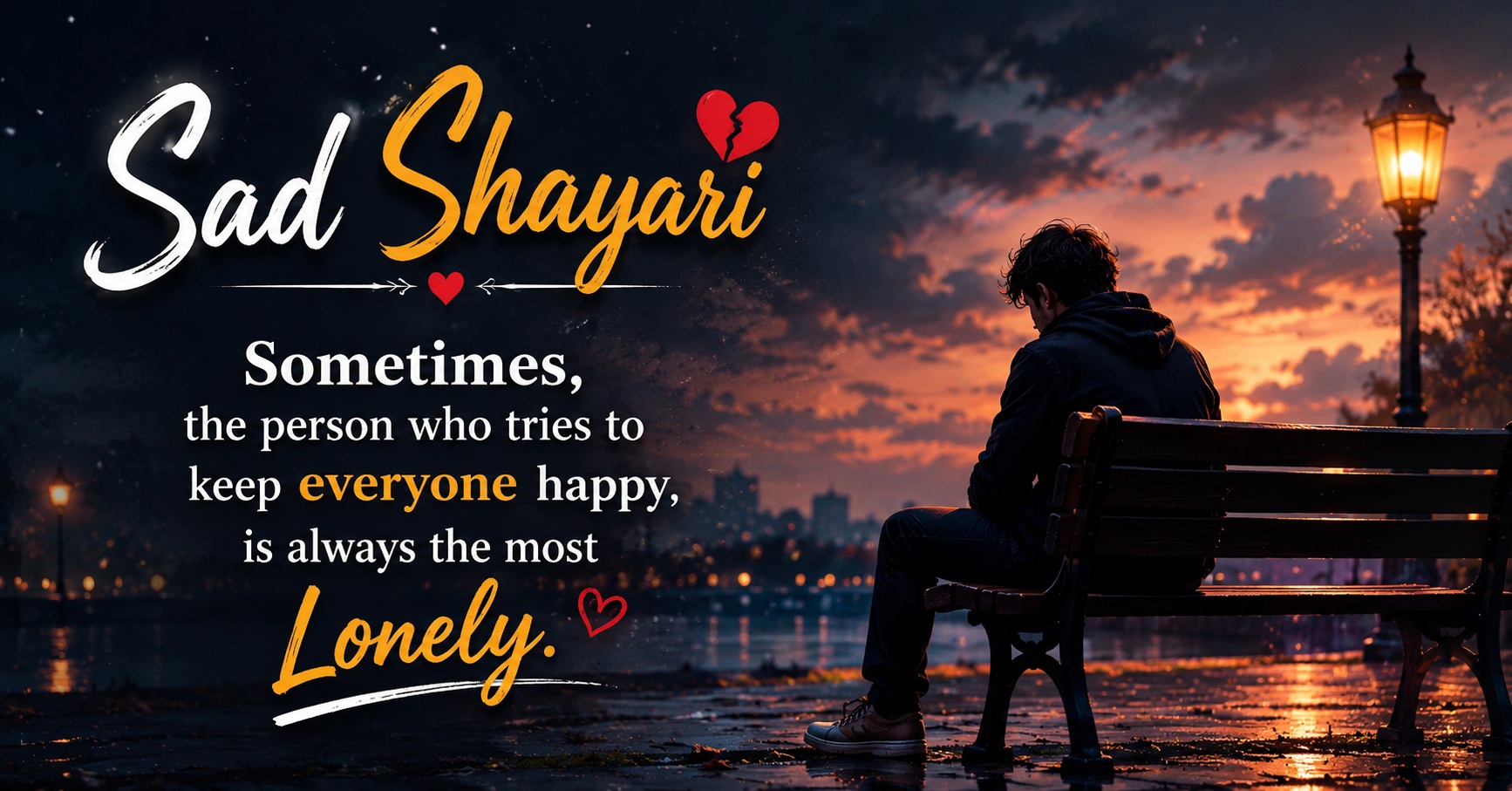 360+ Sad Shayari in English That Touch Your Broken Heart