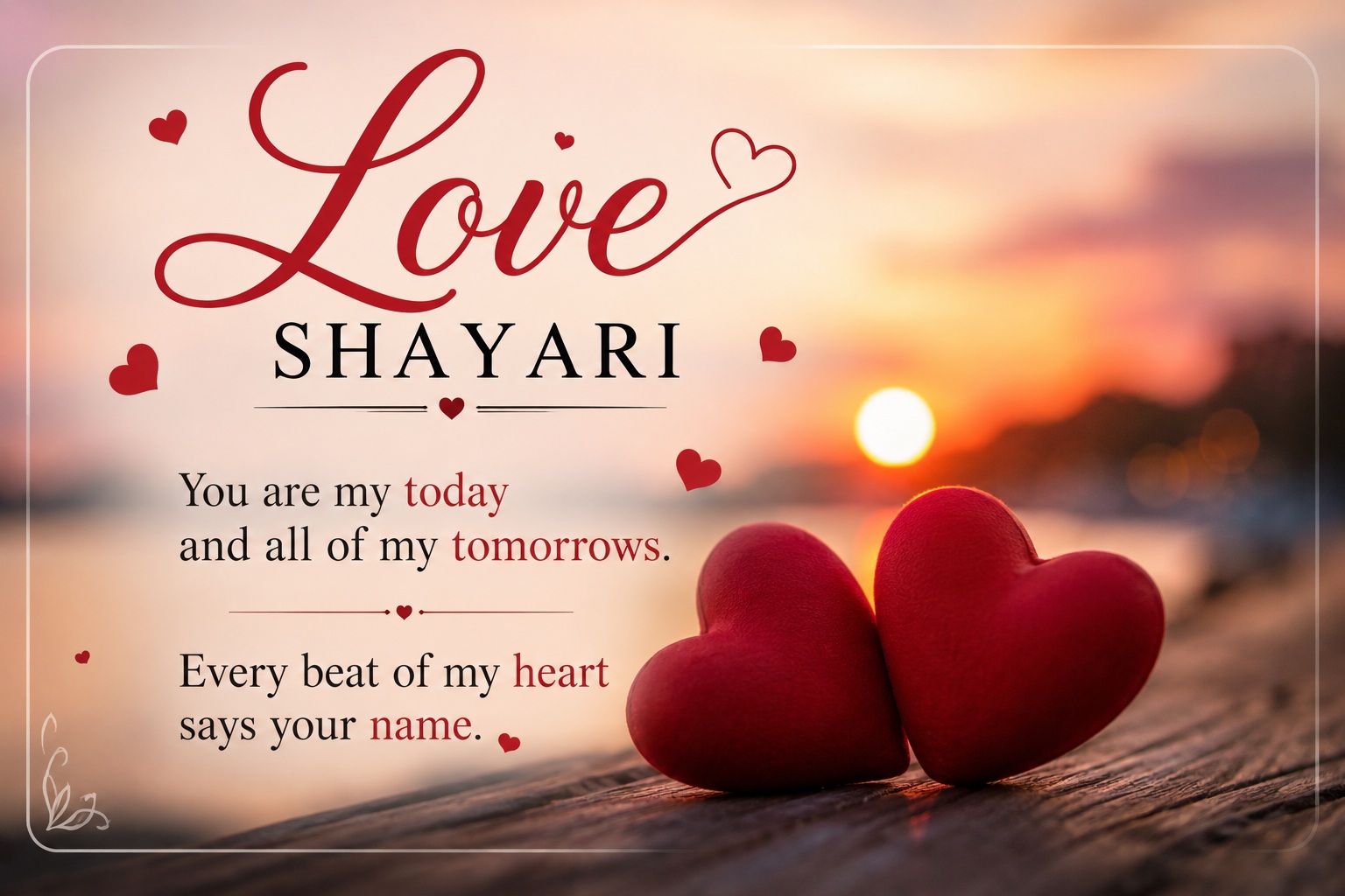 💖 2 Line Love Shayari Collection
