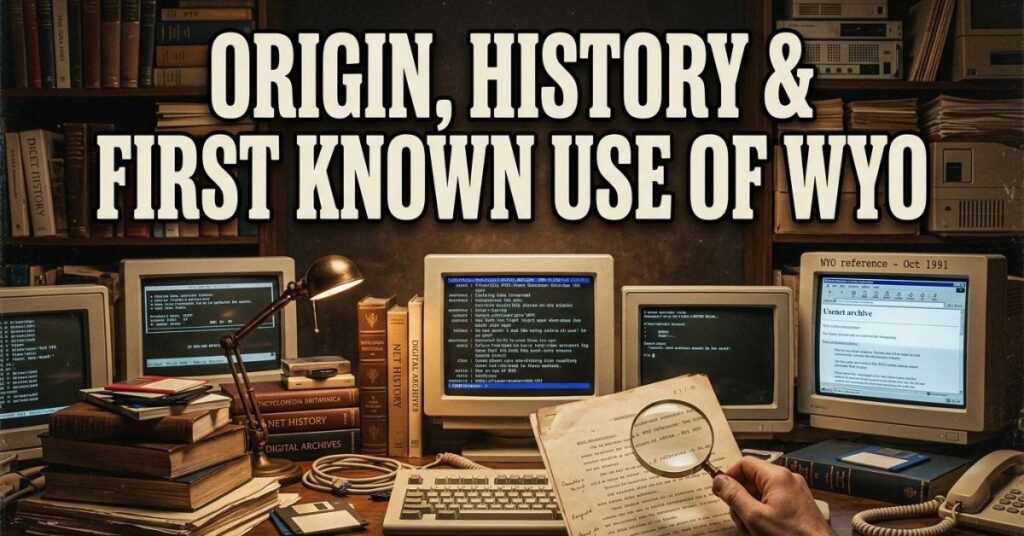 Origin, History & First Known Use of WYO