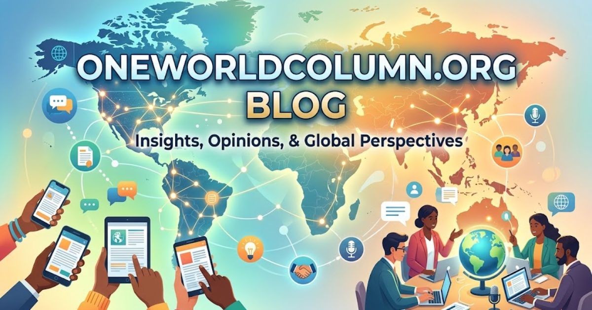 OneWorldColumn.org Blog